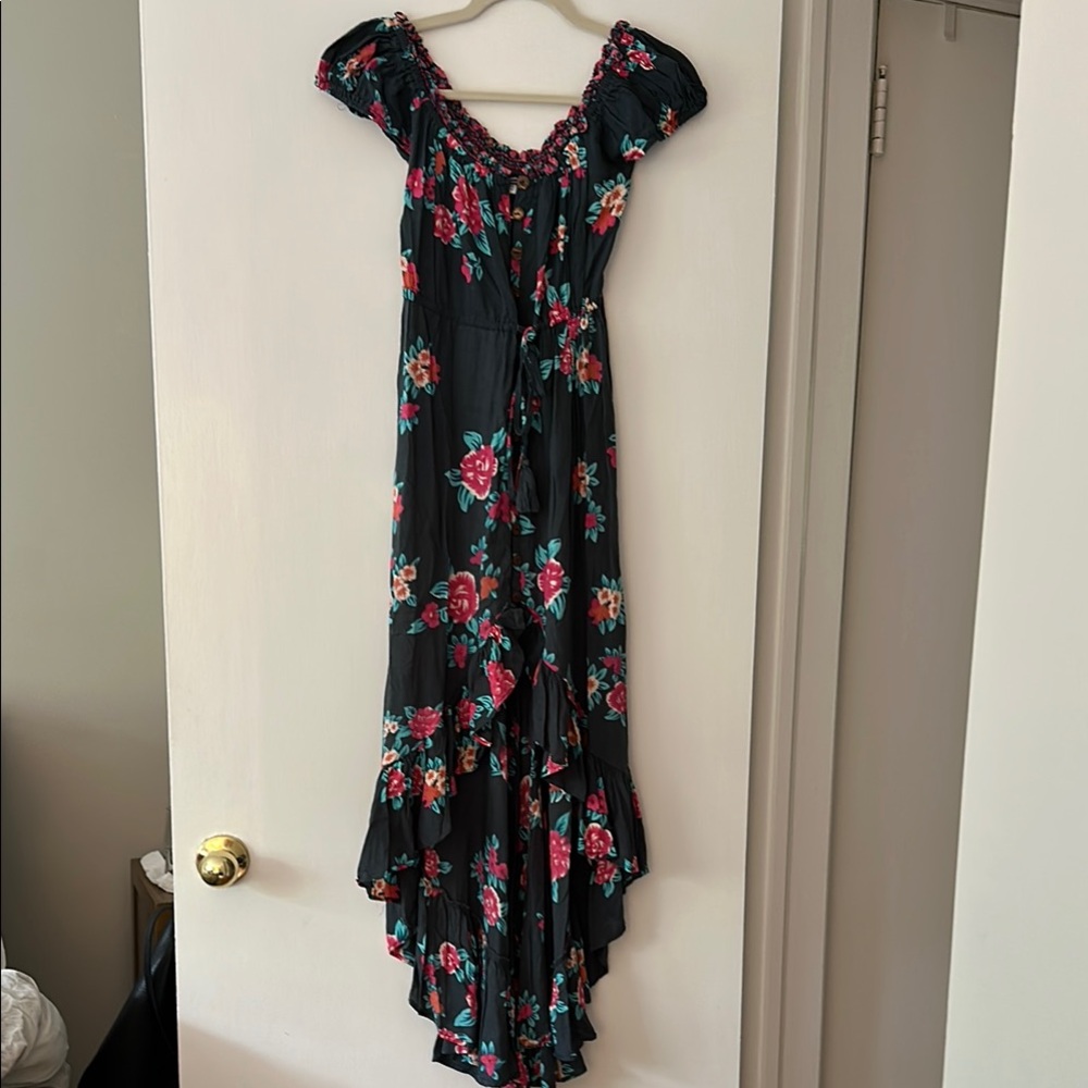 Tiare Hawaii Floral Highlow dress